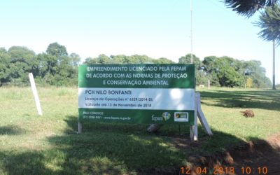 Renovação LO da PCH Nilo Bonfanti